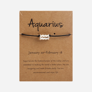 "Aquarius" Zodiac Bracelet