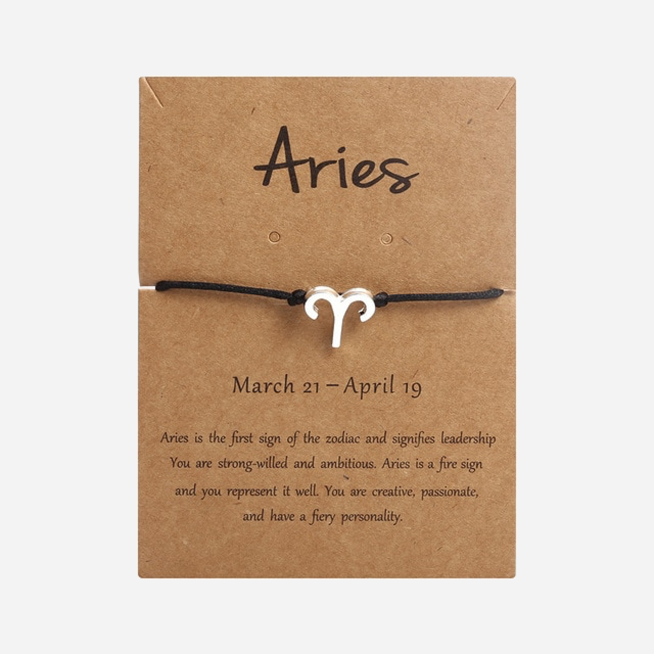 "Aries" Zodiac Bracelet