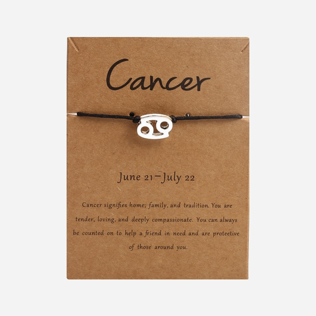 "Cancer" Zodiac Bracelet