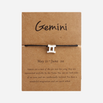 "Gemini" Zodiac Bracelet